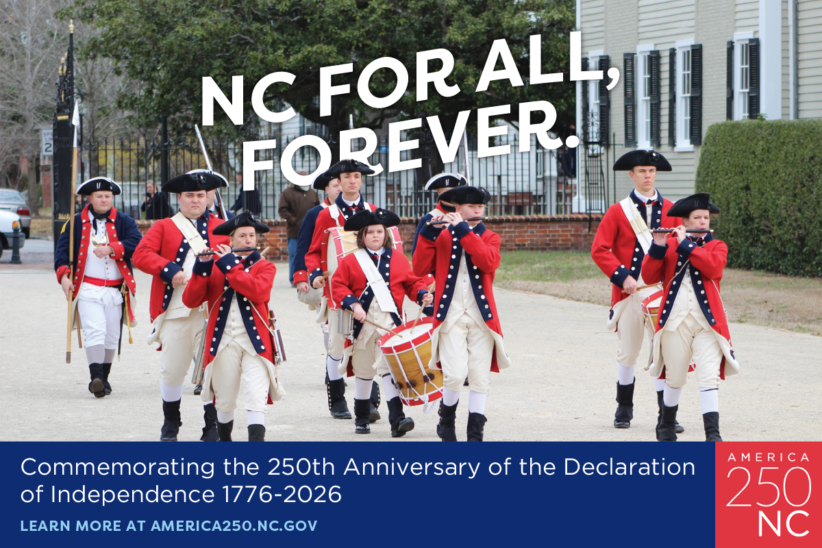North Carolina's America 250 NC Celebration Website Information