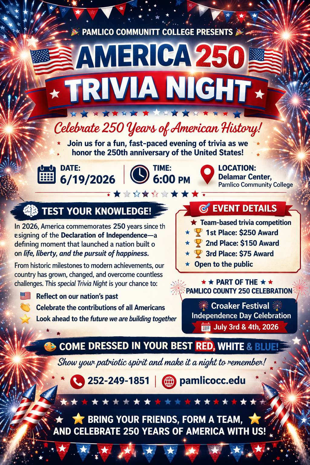 Pamlico Community College Library Trivia Night